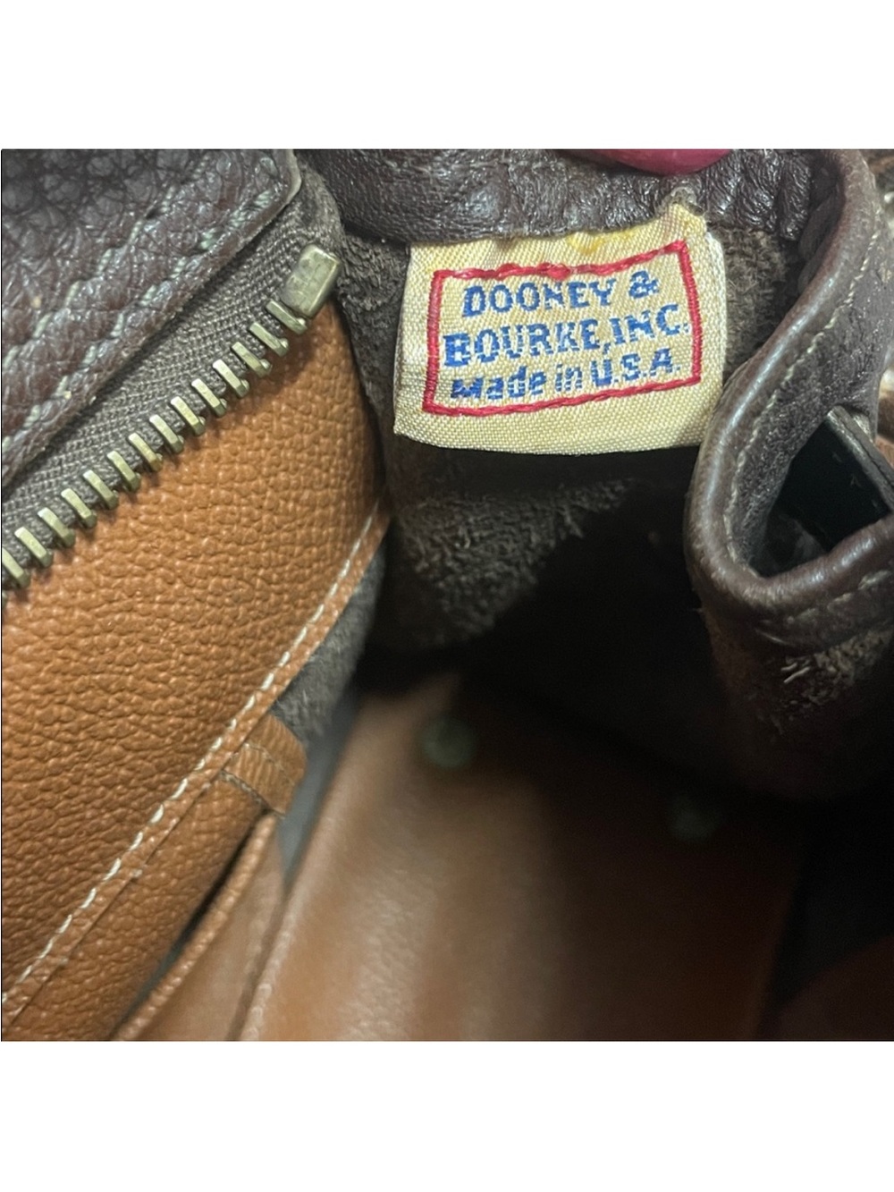 Vintage Dooney & Bourke Top Zip Buckle Bag - Picture 12 of 16